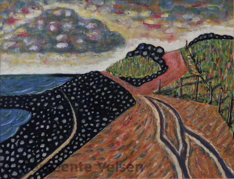 Foto van Bij de zeewering